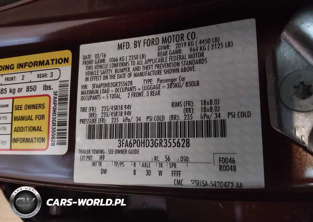 2016 Ford Fusion Se VIN:3FA6P0HD3GR355628 - 9