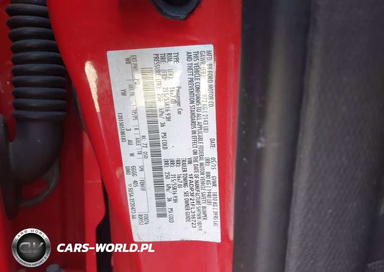 2015 Ford Focus Se VIN:1FADP3F21FL316723 - 9