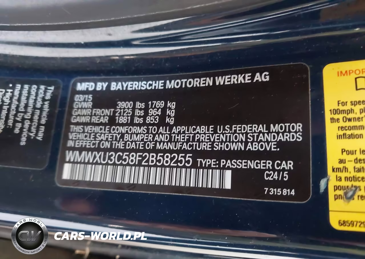 2015 Mini Hardtop Cooper S VIN:WMWXU3C58F2B58255 - 9