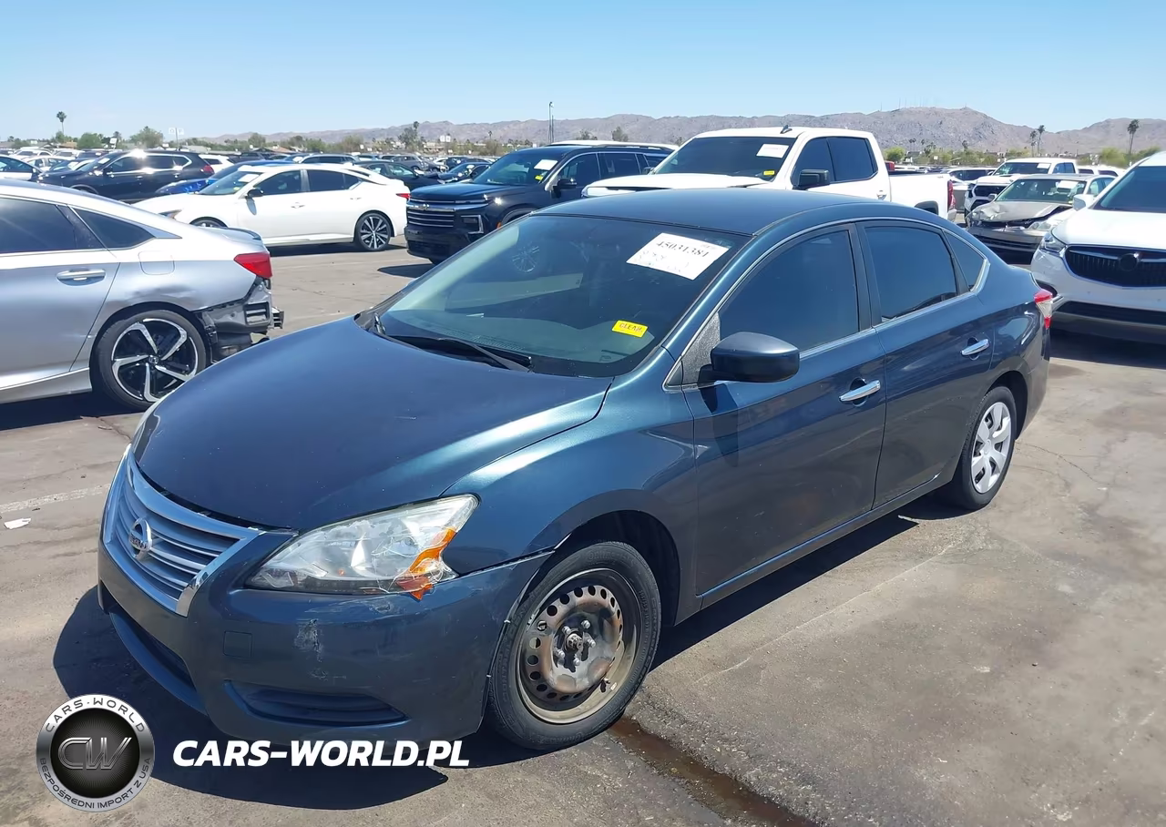 2014 Nissan Sentra Sv VIN:3N1AB7AP6EL656140 - 2