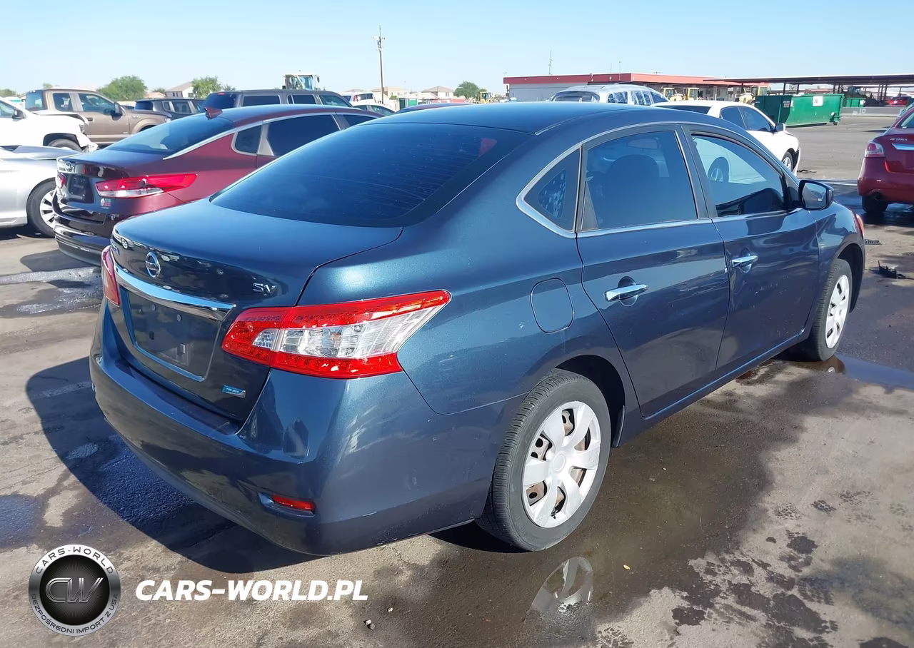 2014 Nissan Sentra Sv VIN:3N1AB7AP6EL656140 - 4