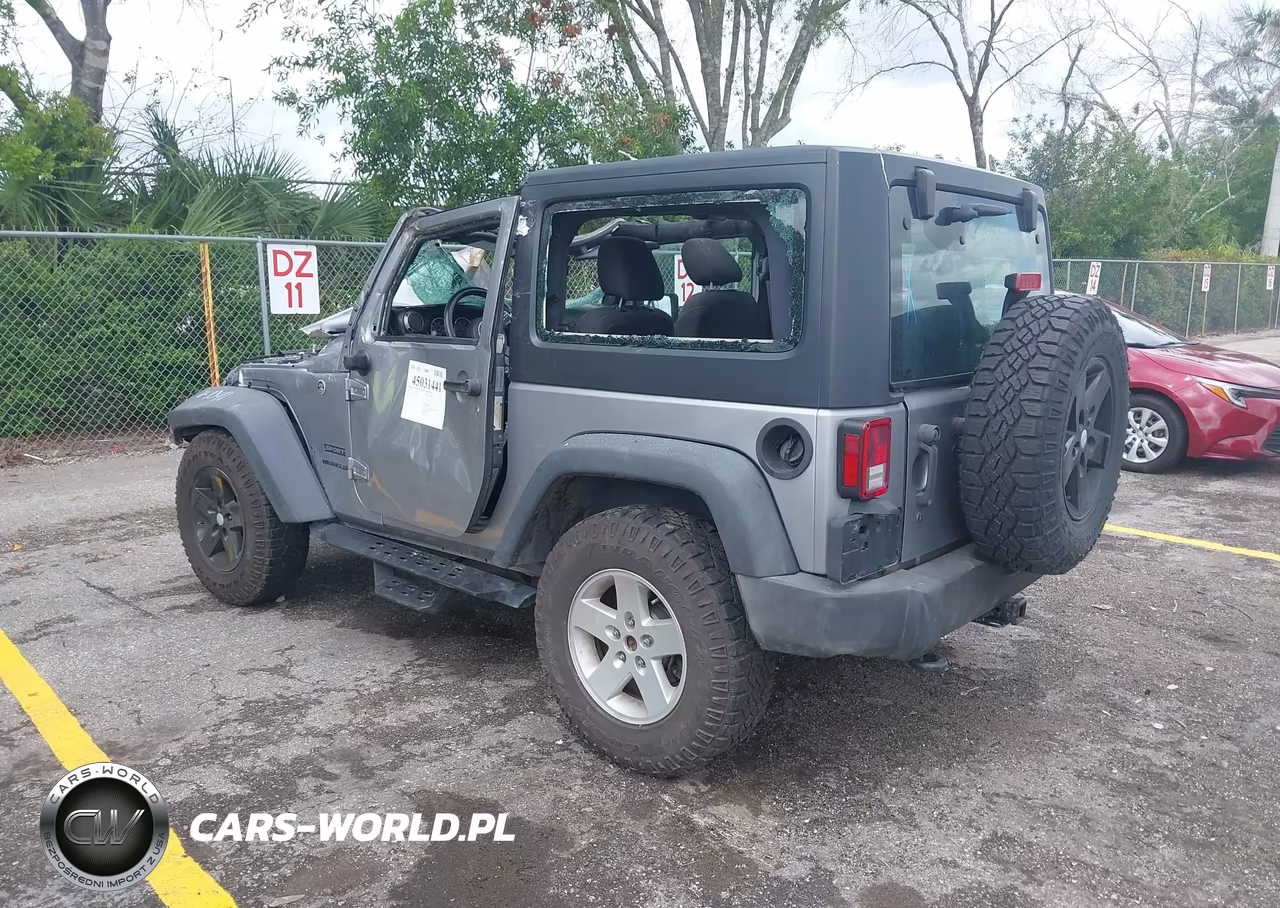 2017 Jeep Wrangler Sport 4X4 VIN:1C4GJWAG9HL601041 - 3