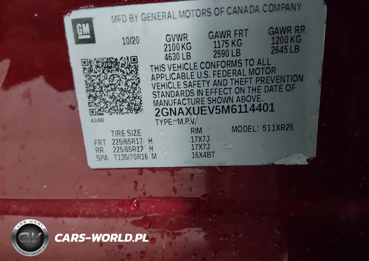 2021 Chevrolet Equinox Awd Lt VIN:2GNAXUEV5M6114401 - 9