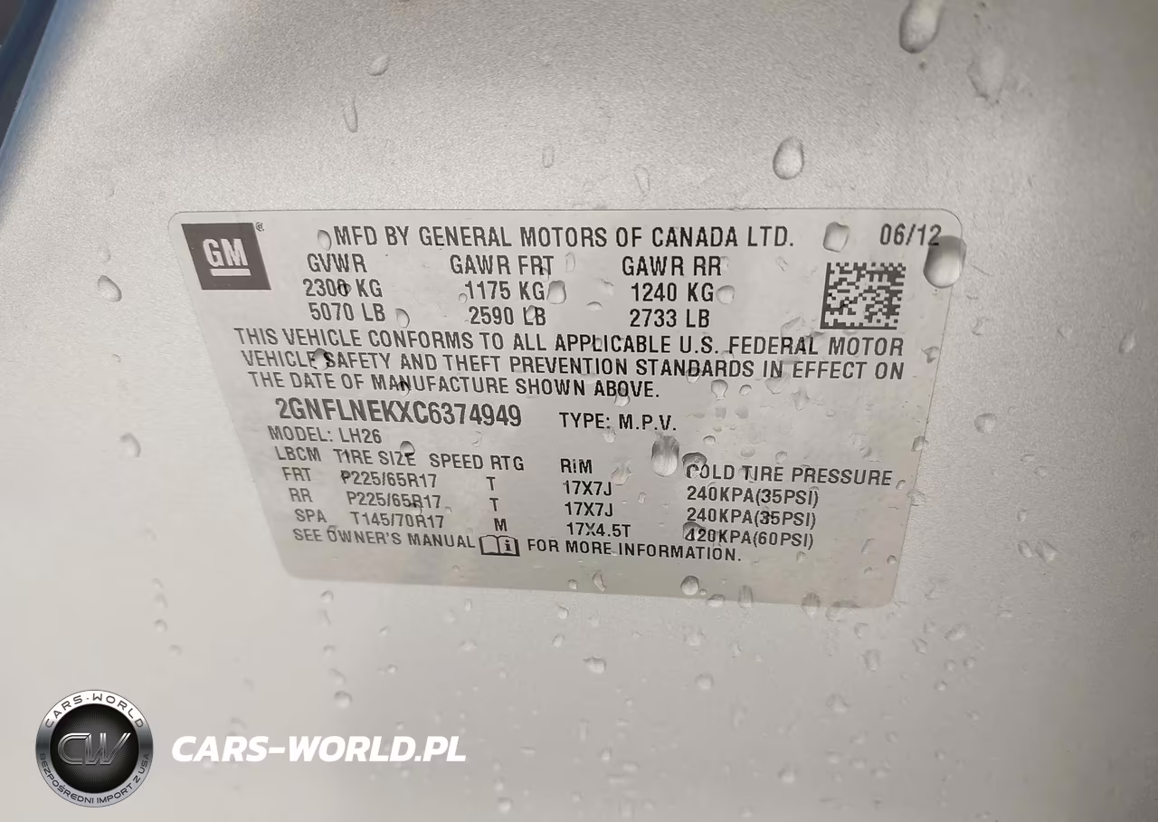 2012 Chevrolet Equinox 2Lt VIN:2GNFLNEKXC6374949 - 9