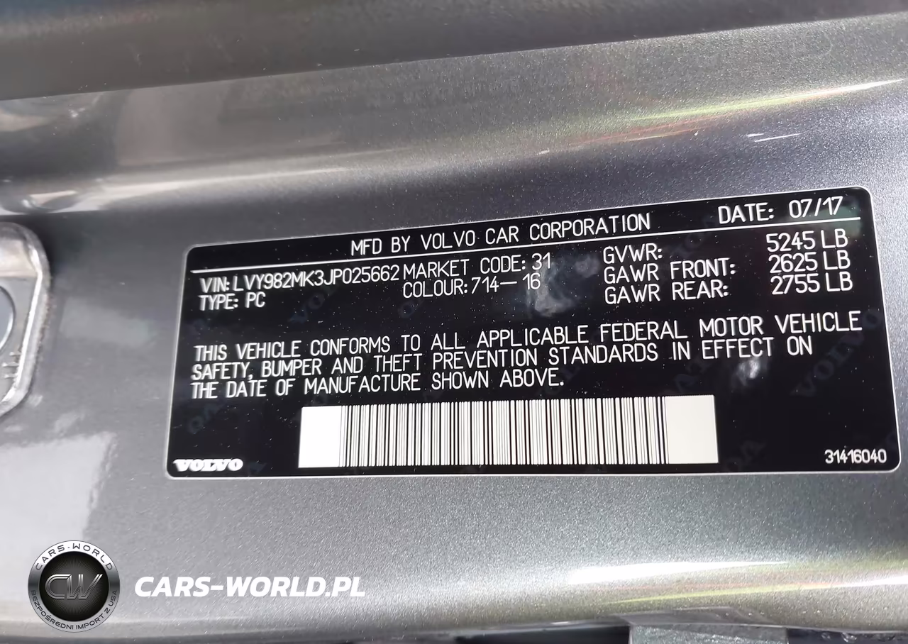 2018 Volvo S90 T5 Momentum VIN:LVY982MK3JP025662 - 9