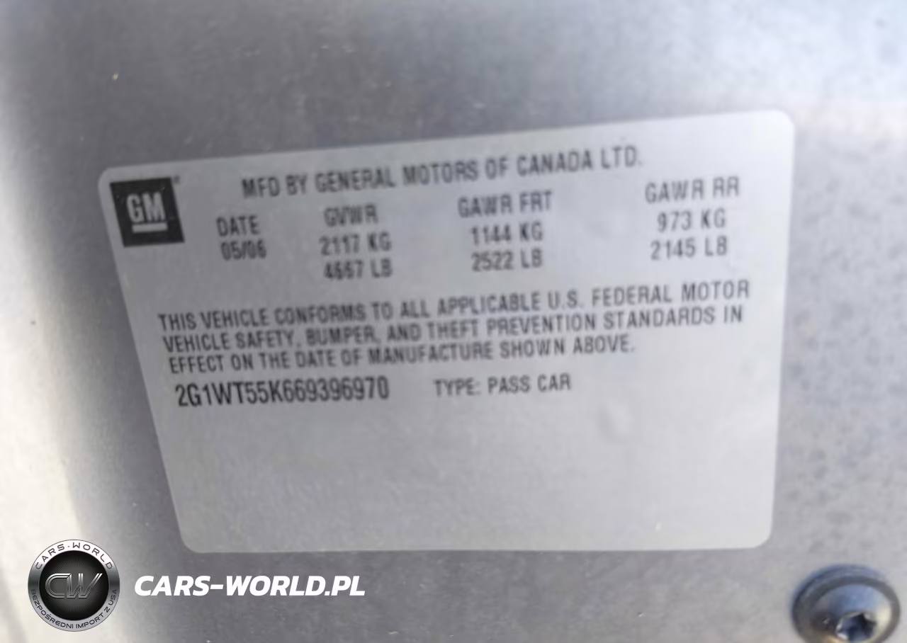 2006 Chevrolet Impala Lt VIN:2G1WT55K669396970 - 9
