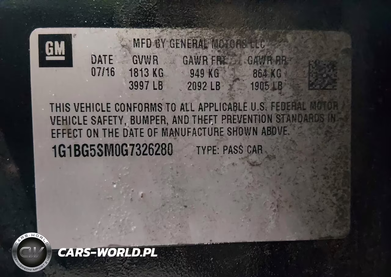 2016 Chevrolet Cruze Premier Auto VIN:1G1BG5SM0G7326280 - 9