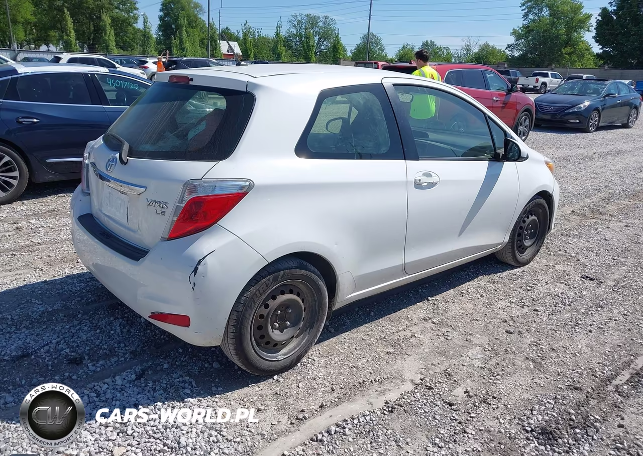 2014 Toyota Yaris Le (Tmc-Cbu Plant) VIN:JTDJTUD34ED584118 - 4