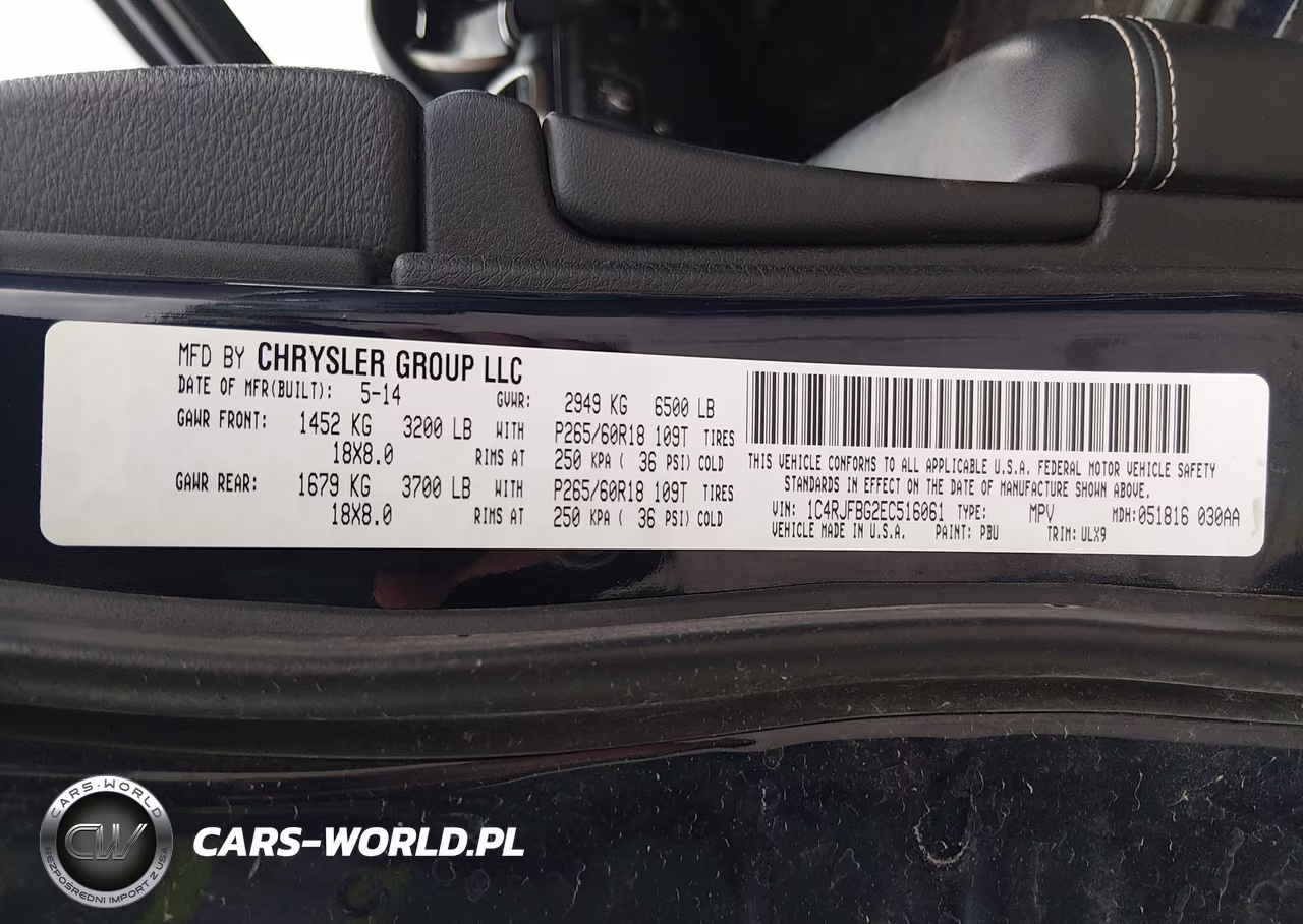 2014 Jeep Grand Cherokee Limited VIN:1C4RJFBG2EC516061 - 9