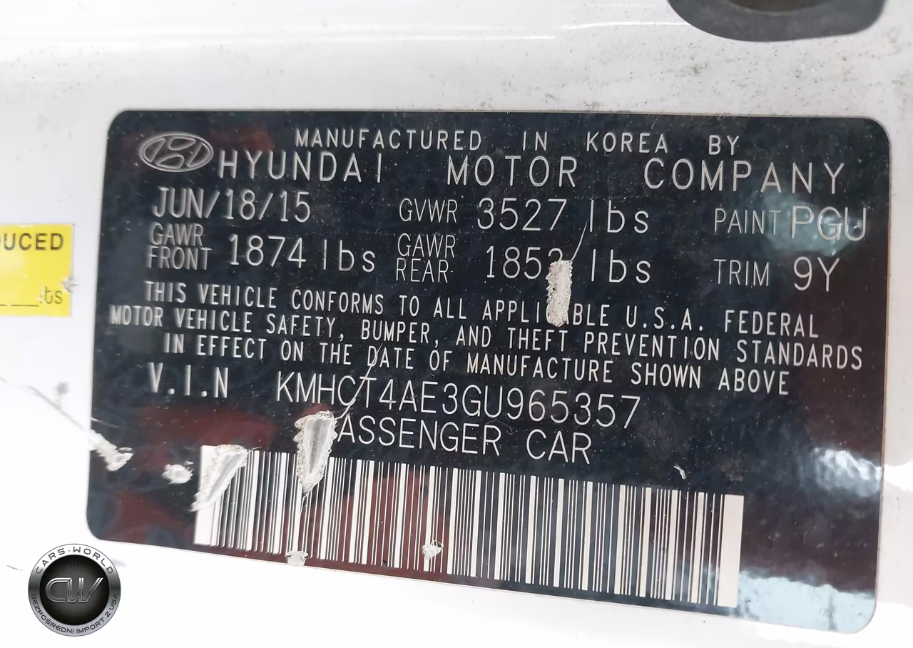 2016 Hyundai Accent Se VIN:KMHCT4AE3GU965357 - 9