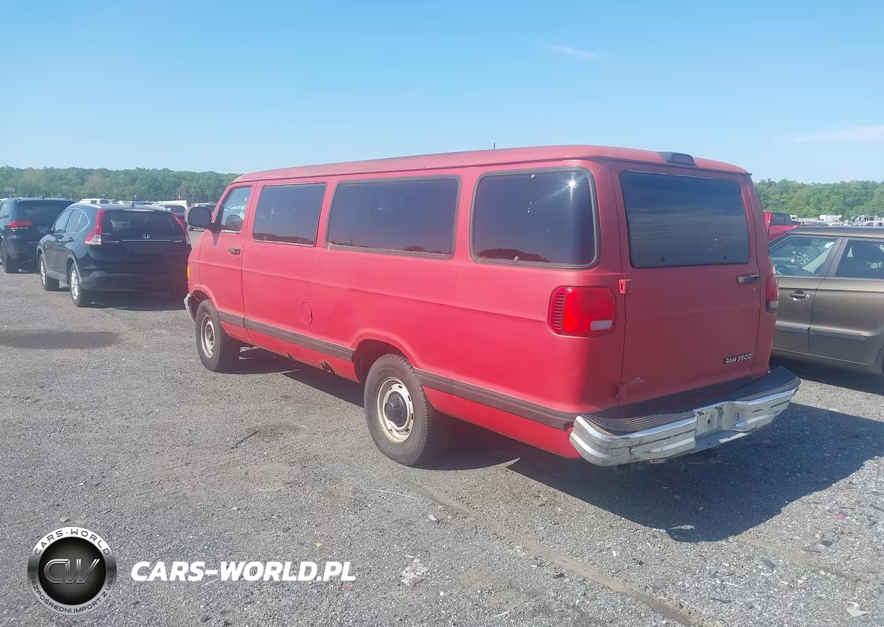 1999 Dodge Ram Wagon 3500 VIN:2B5WB35Z2XK543042 - 3