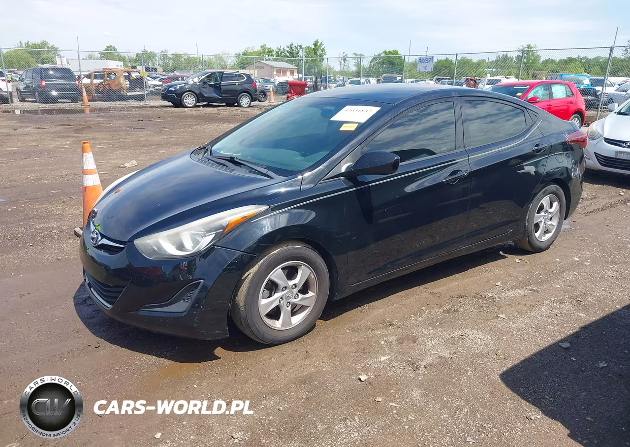 2014 Hyundai Elantra Se VIN:5NPDH4AE7EH539267 - 2