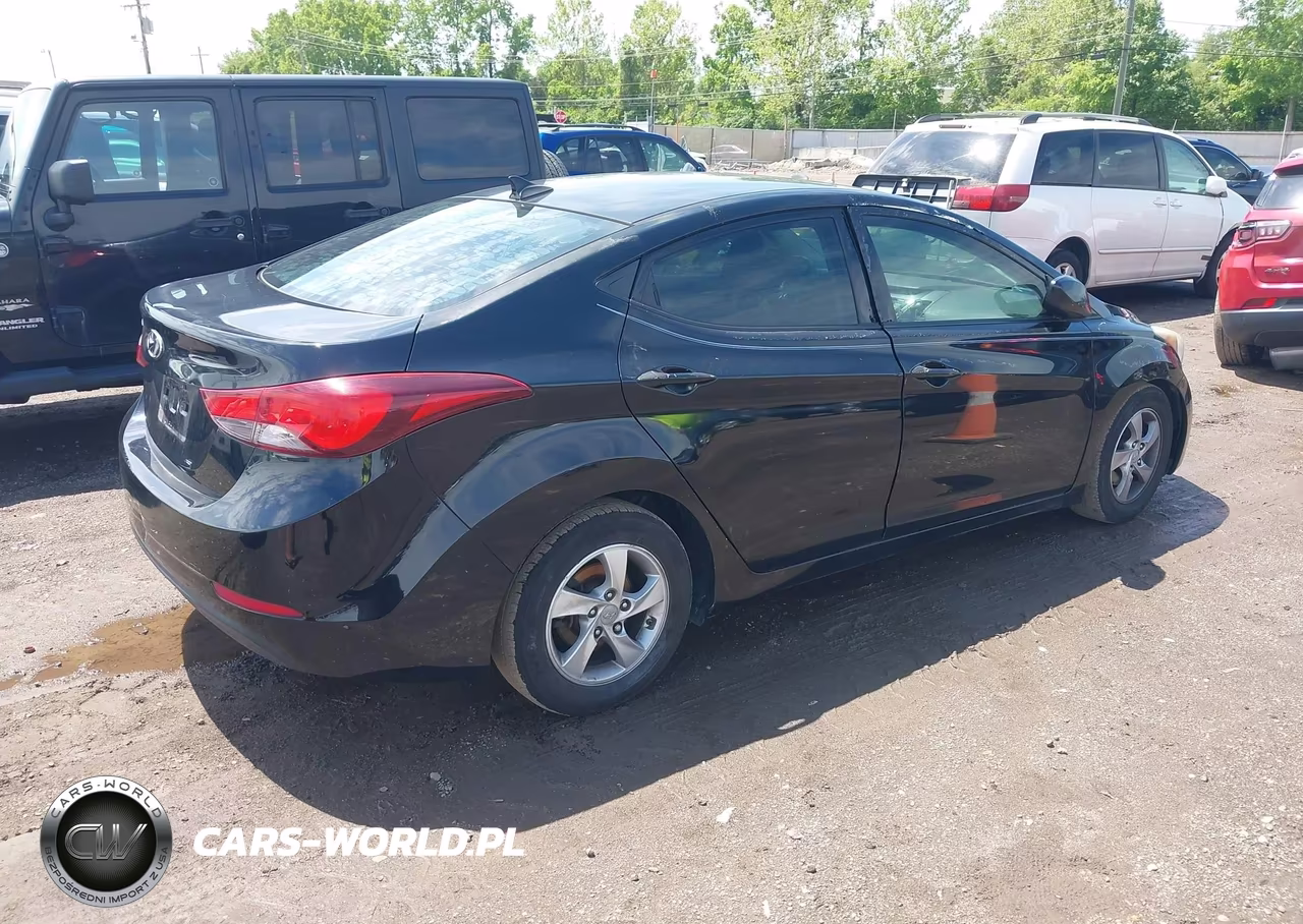 2014 Hyundai Elantra Se VIN:5NPDH4AE7EH539267 - 4