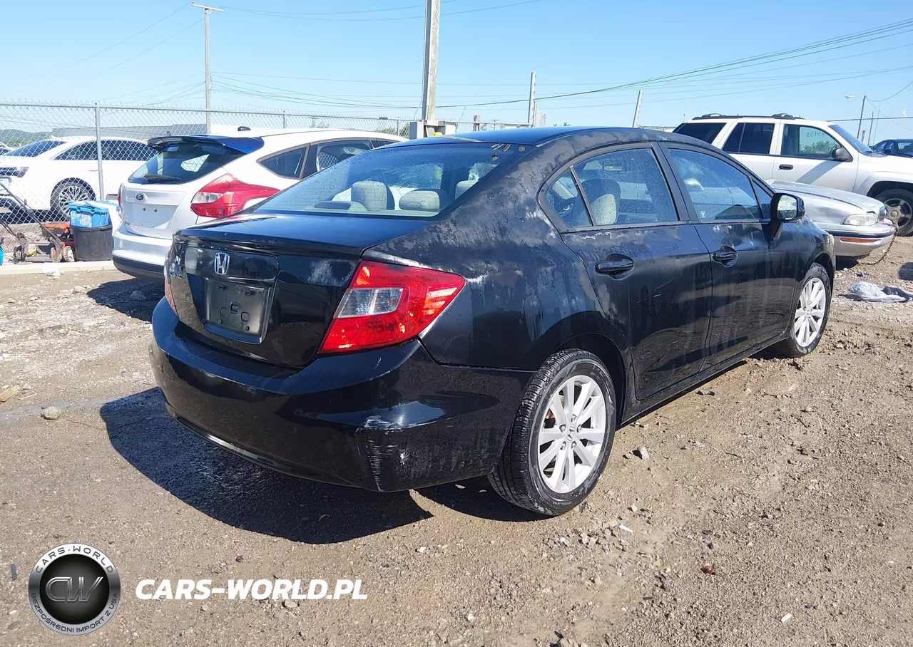 2012 Honda Civic Ex VIN:2HGFB2F87CH510358 - 4