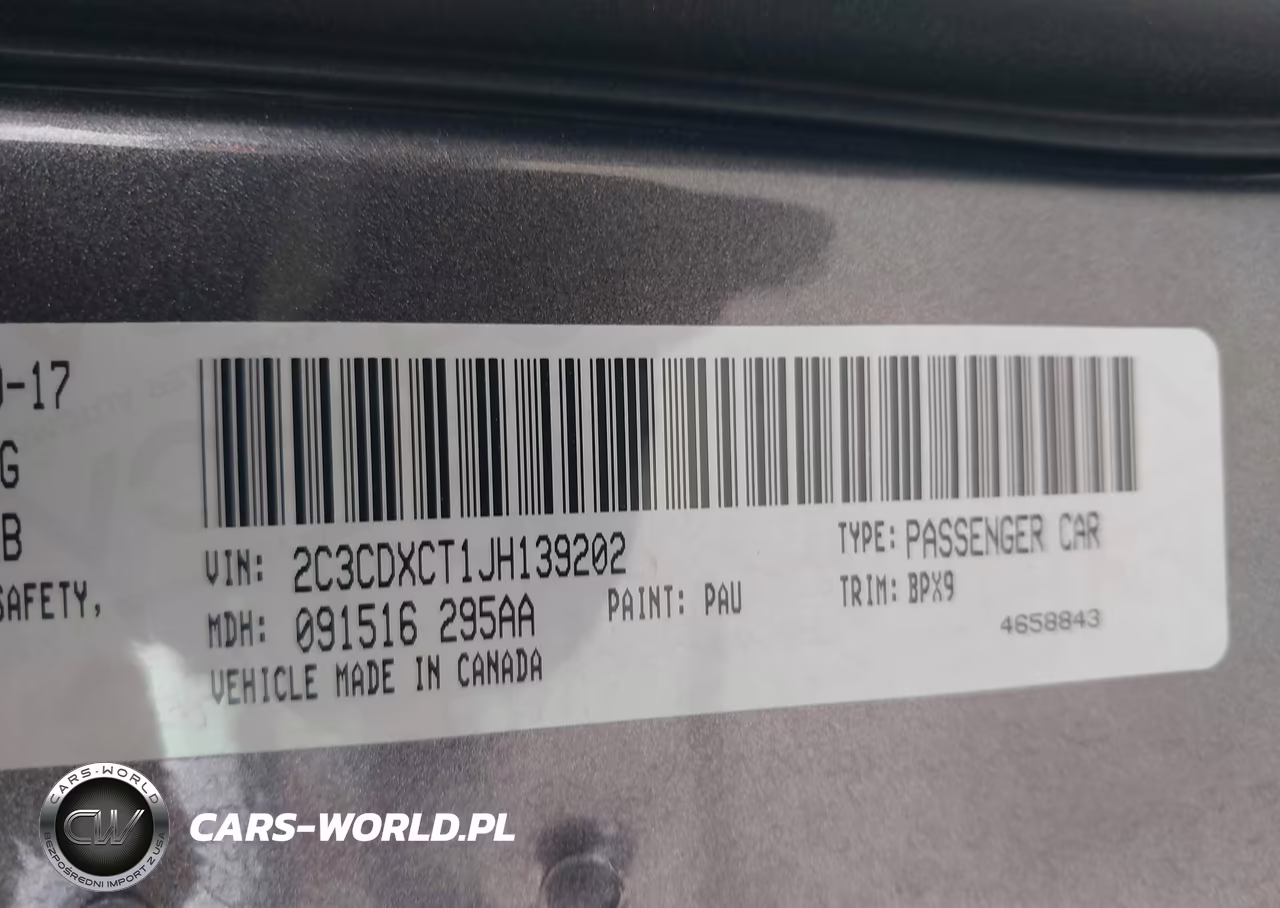 2018 Dodge Charger R-T Rwd VIN:2C3CDXCT1JH139202 - 9
