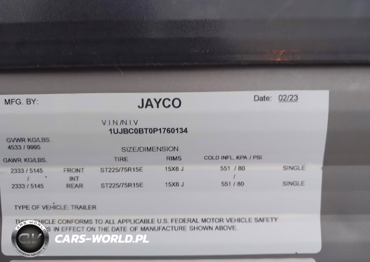 2023 Jayco Other VIN:1UJBC0BT0P1760134 - 9