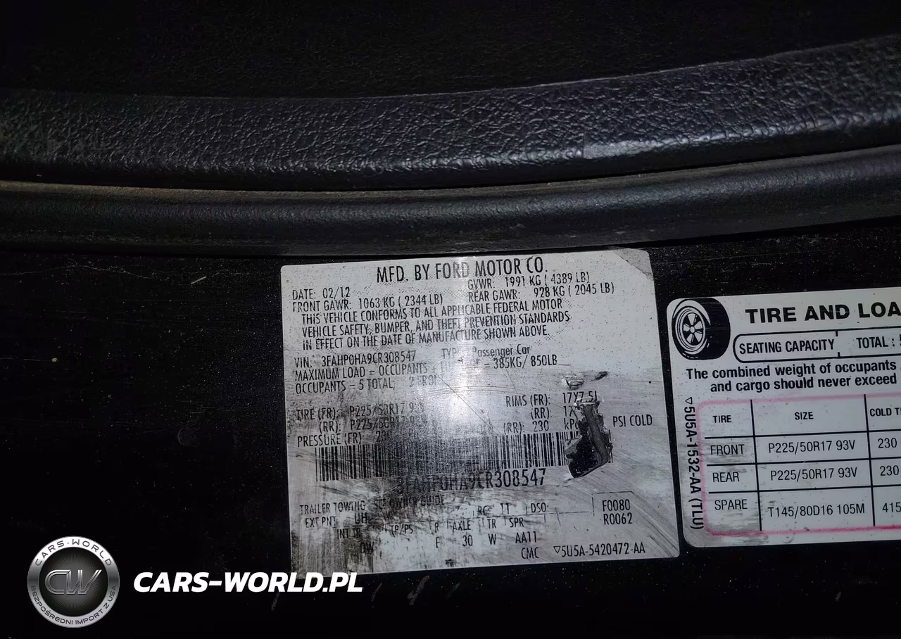 2012 Ford Fusion Se VIN:3FAHP0HA9CR308547 - 9