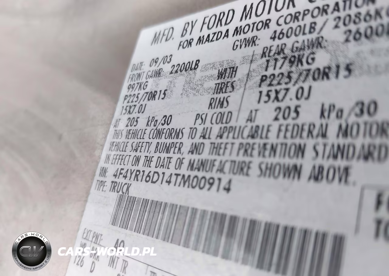 2004 Mazda B2300 Se VIN:4F4YR16D14TM00914 - 9