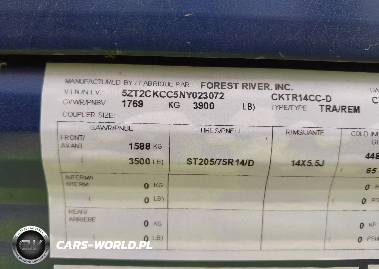 2022 Forest River Other VIN:5ZT2CKCC5NY023072 - 9