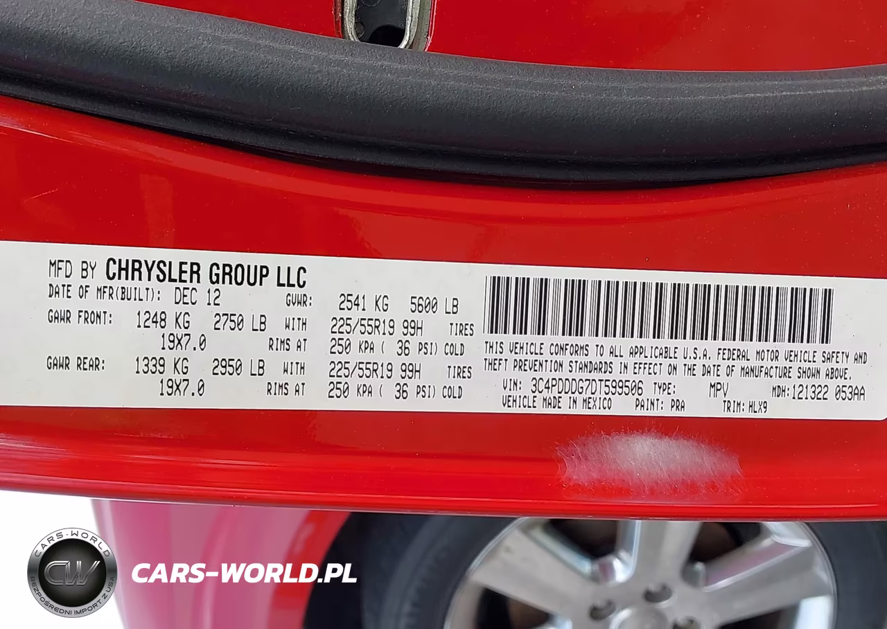 2013 Dodge Journey Crew VIN:3C4PDDDG7DT599506 - 9