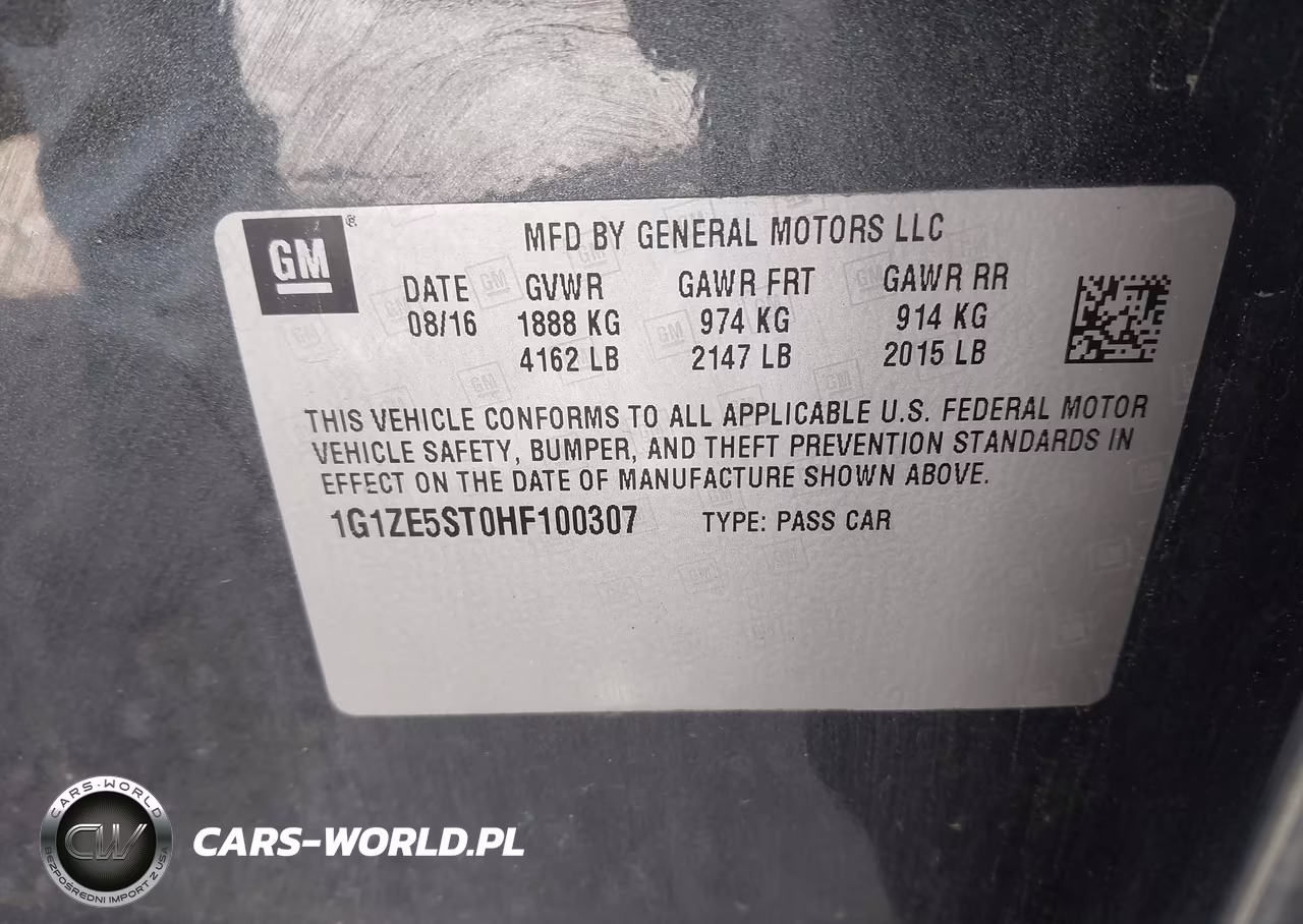 2017 Chevrolet Malibu 1Lt VIN:1G1ZE5ST0HF100307 - 9