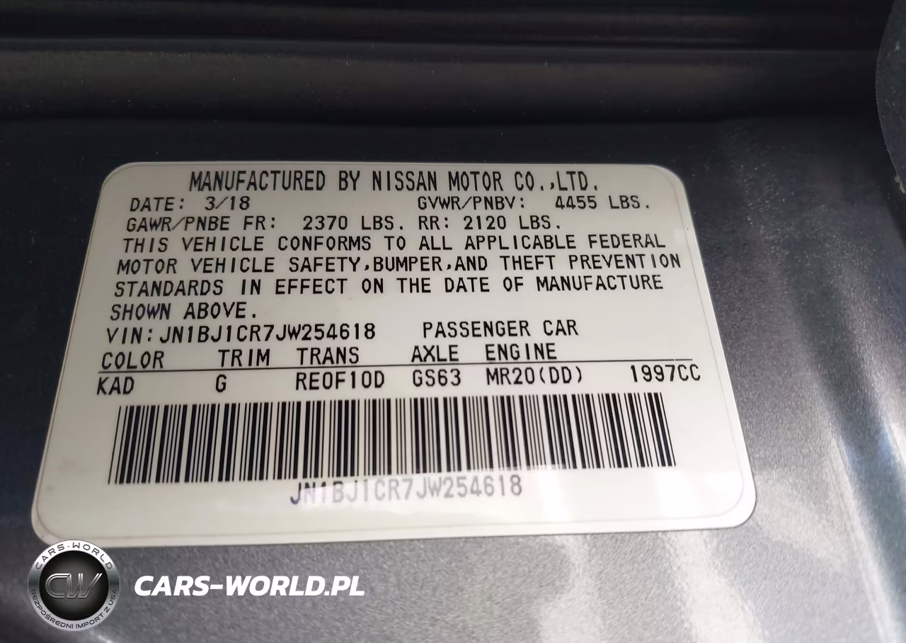 2018 Nissan Rogue Sport Sv VIN:JN1BJ1CR7JW254618 - 9
