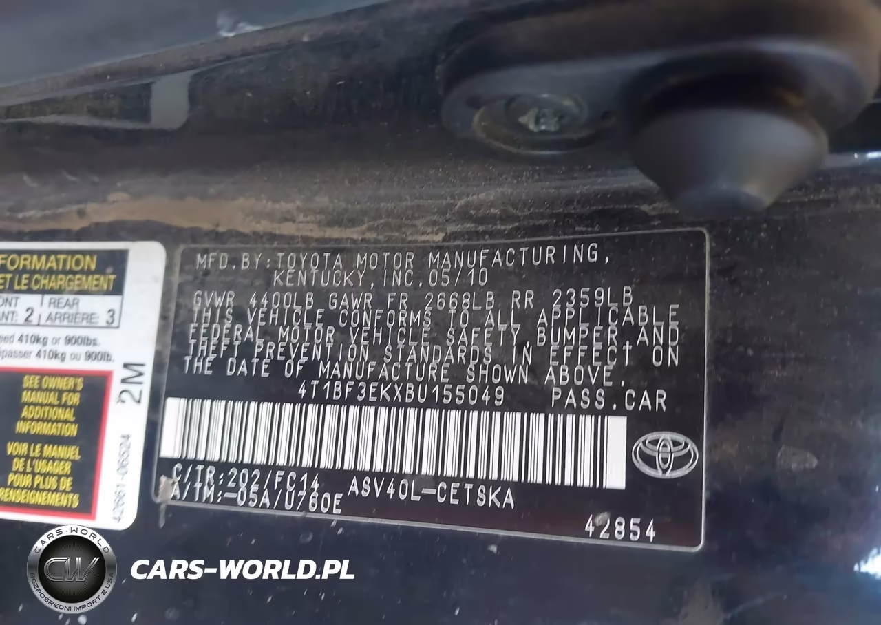 2011 Toyota Camry Se VIN:4T1BF3EKXBU155049 - 9