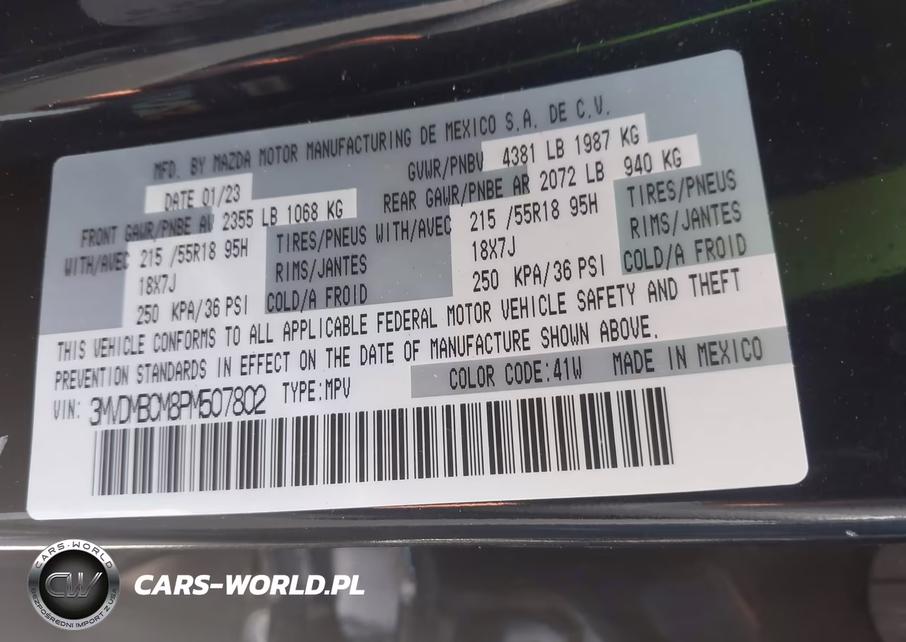 2023 Mazda Cx-30 2.5 S Preferred VIN:3MVDMBCM8PM507802 - 9