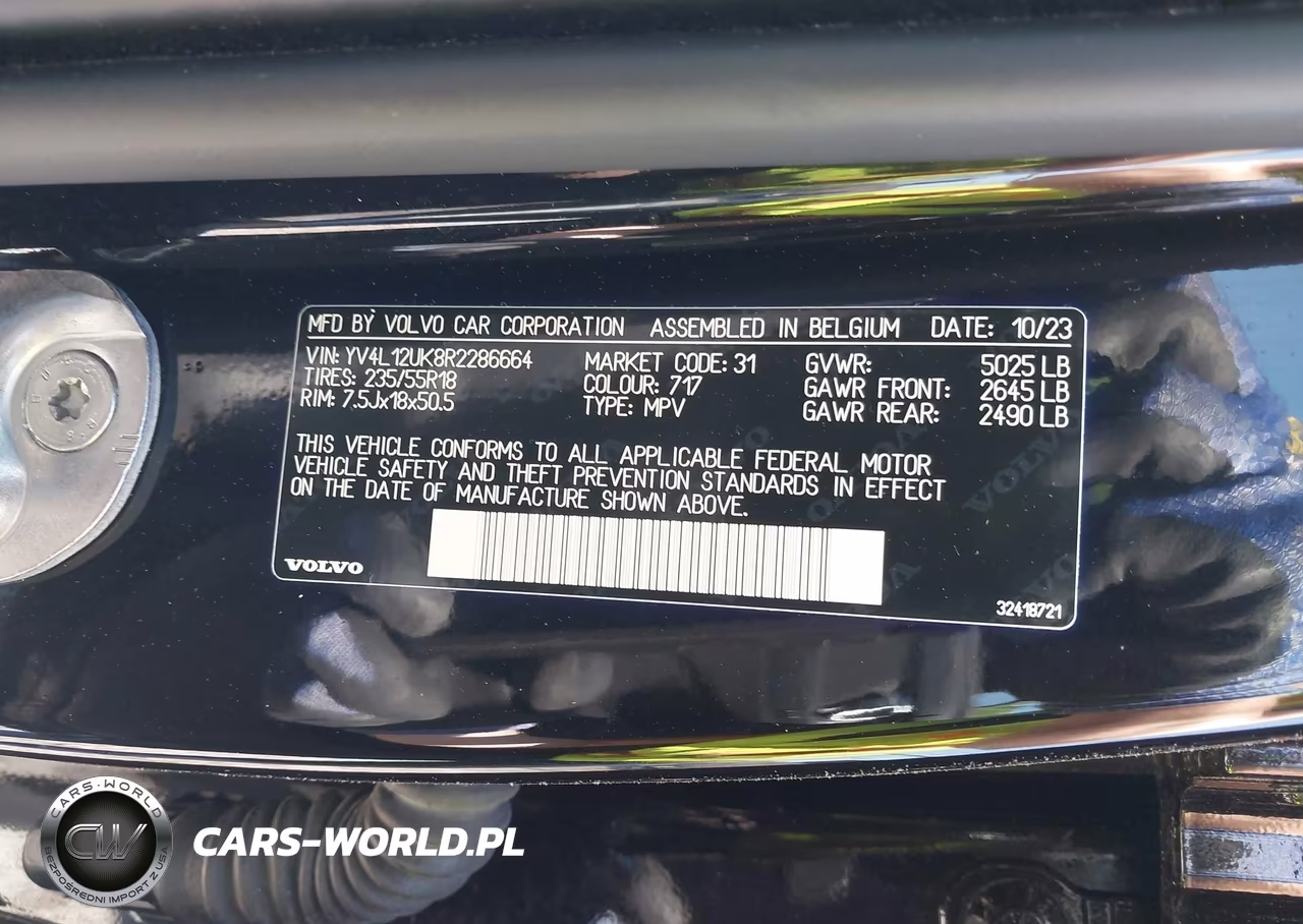 2024 Volvo Xc40 B5 Core Bright Theme-B5 Core Dark Theme VIN:YV4L12UK8R2286664 - 9