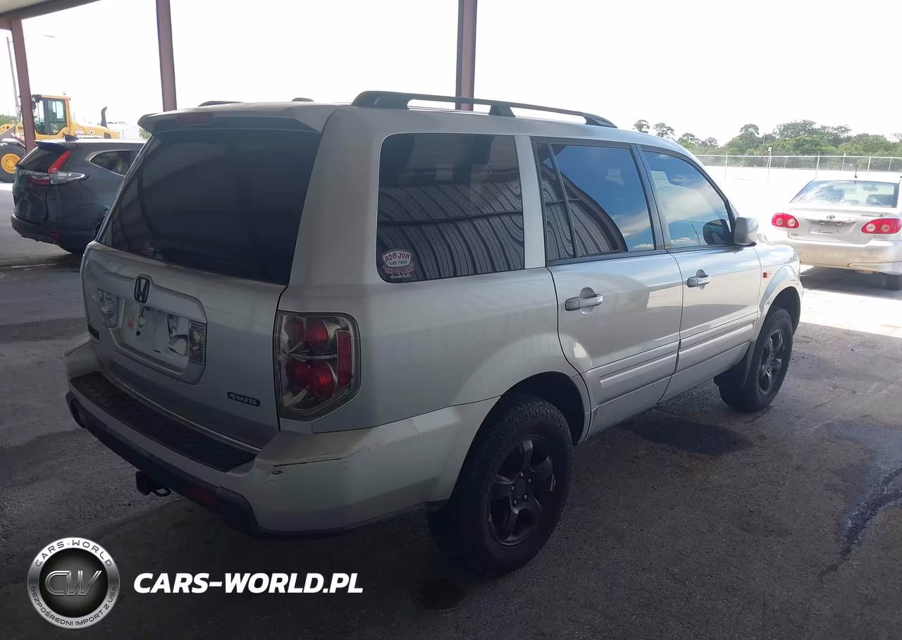 2007 Honda Pilot Ex-L VIN:5FNYF18727B001607 - 4