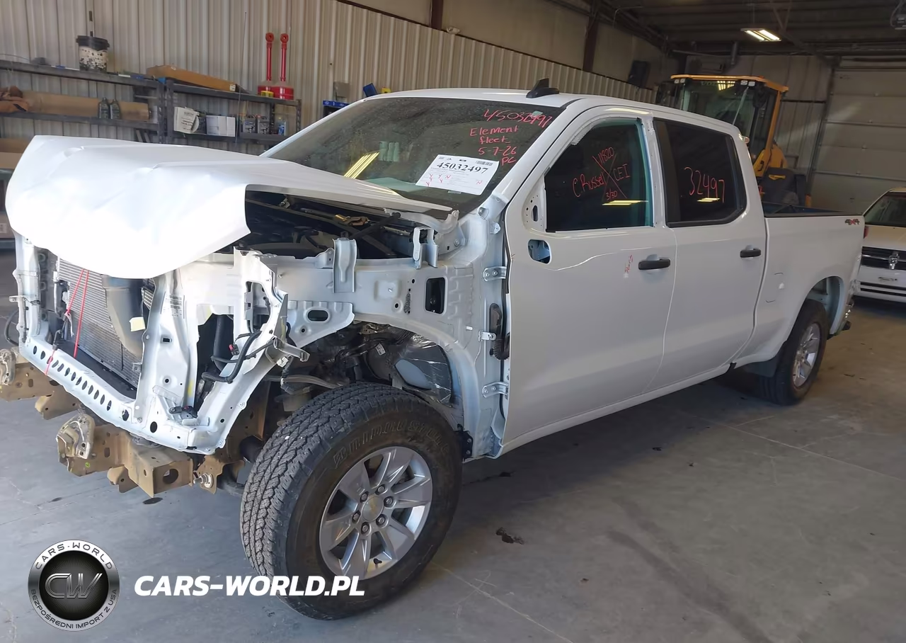 2025 Chevrolet Silverado 1500 4Wd Standard Bed Wt VIN:1GCUKAED4SZ325696 - 2