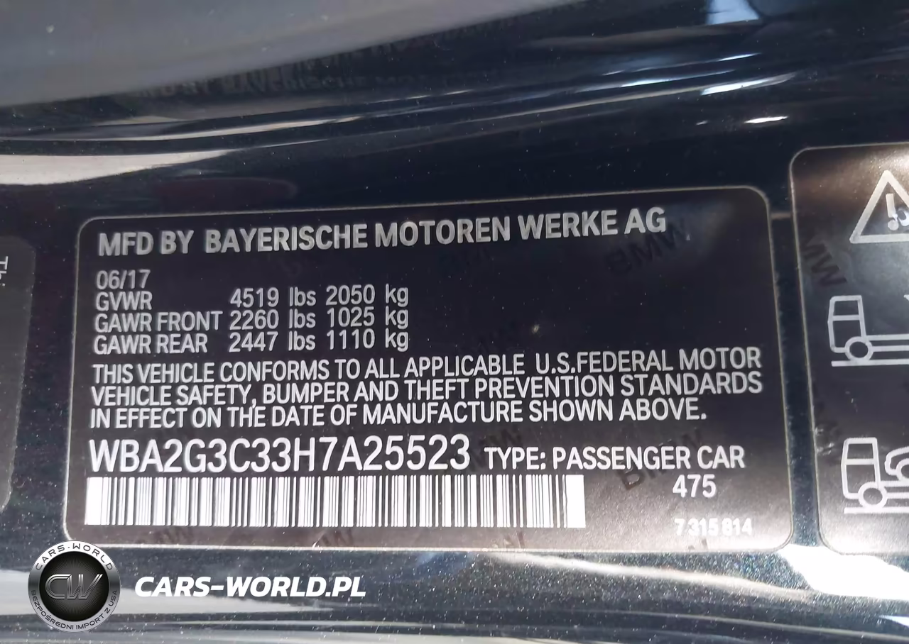 2017 BMW 2 Series M240I xDrive VIN:WBA2G3C33H7A25523 - 9