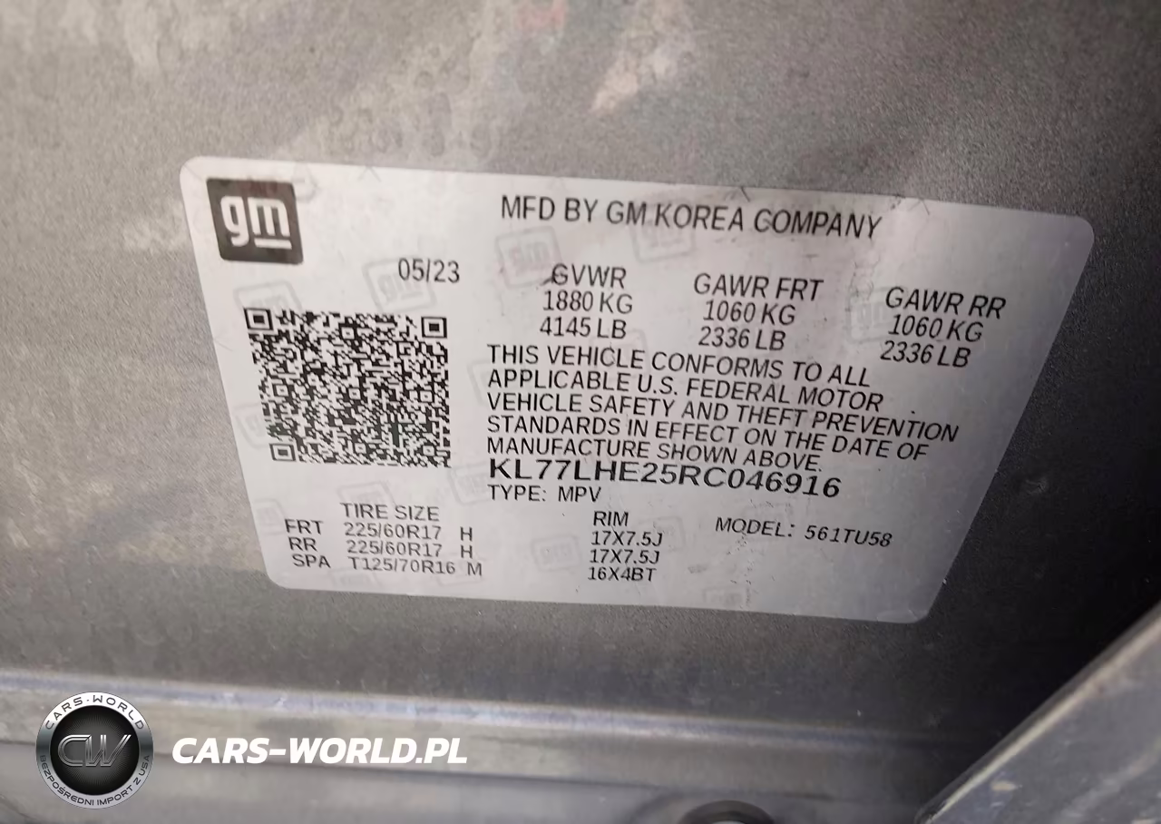 2024 Chevrolet Trax Fwd Lt VIN:KL77LHE25RC046916 - 9