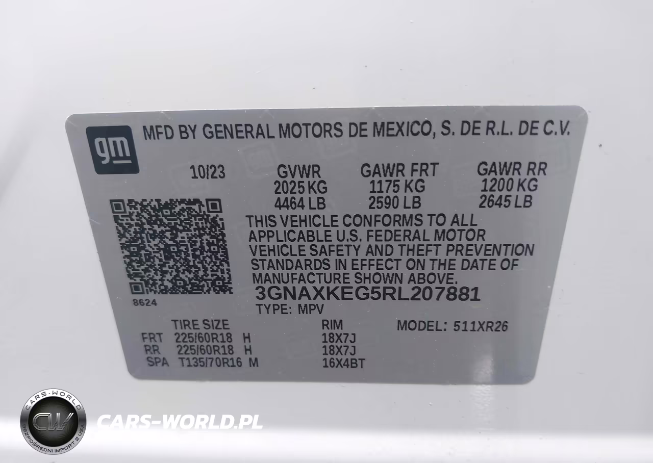 2024 Chevrolet Equinox Fwd Lt VIN:3GNAXKEG5RL207881 - 9