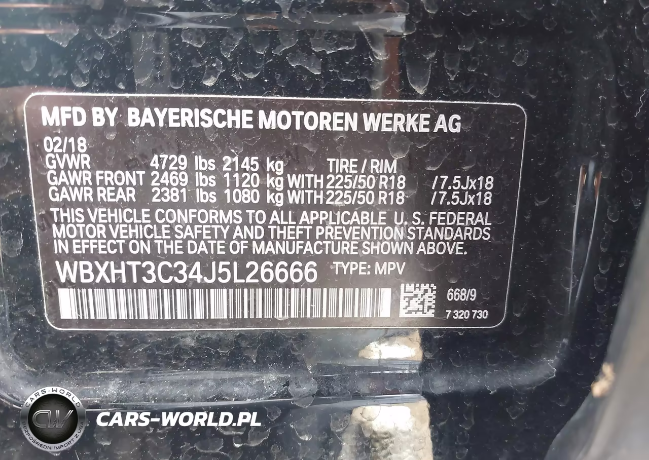 2018 BMW X1 xDrive28I VIN:WBXHT3C34J5L26666 - 9