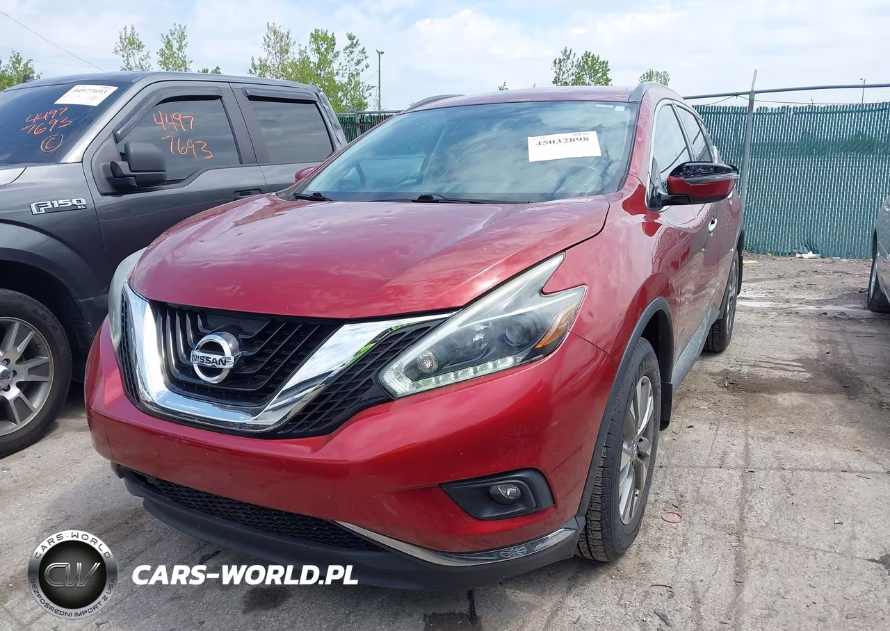 2018 Nissan Murano Sv VIN:5N1AZ2MH7JN153545 - 2