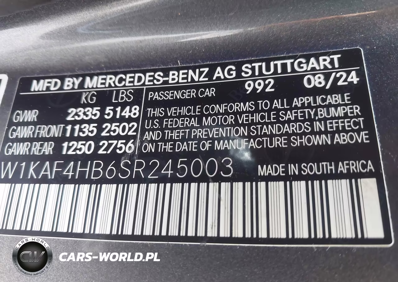 2025 Mercedes-Benz C 300 VIN:W1KAF4HB6SR245003 - 9