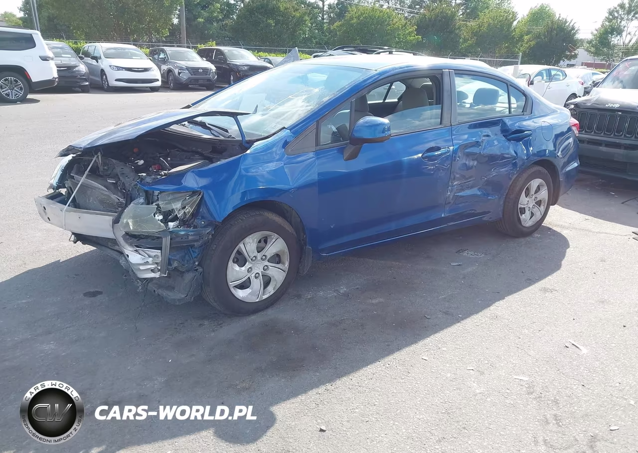2013 Honda Civic Lx VIN:2HGFB2F54DH560772 - 2