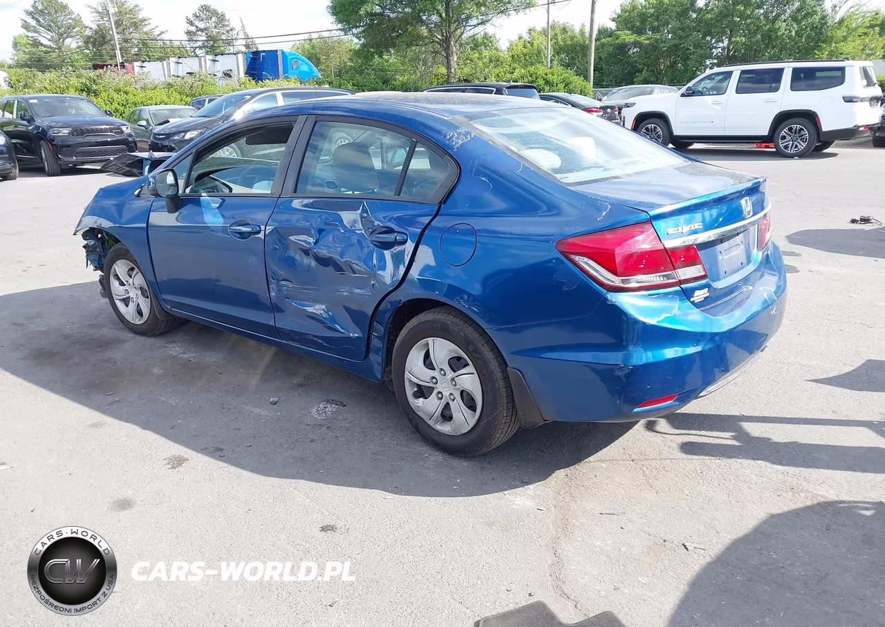 2013 Honda Civic Lx VIN:2HGFB2F54DH560772 - 3