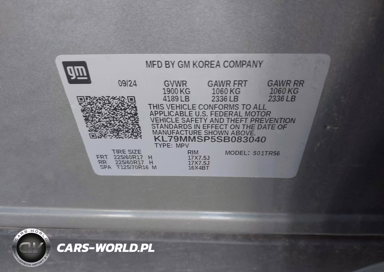 2025 Chevrolet Trailblazer Fwd Ls VIN:KL79MMSP5SB083040 - 9