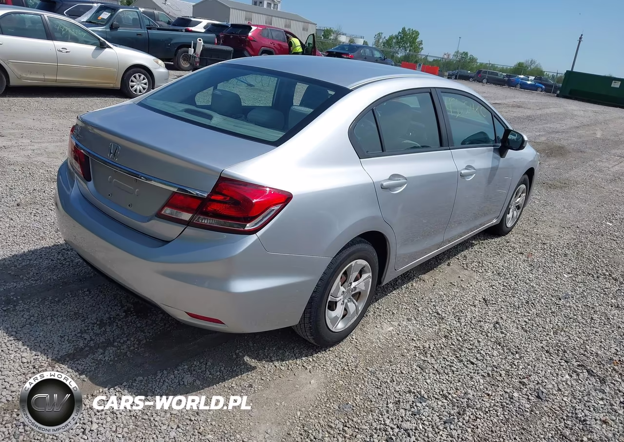 2014 Honda Civic Lx VIN:19XFB2F59EE057184 - 4