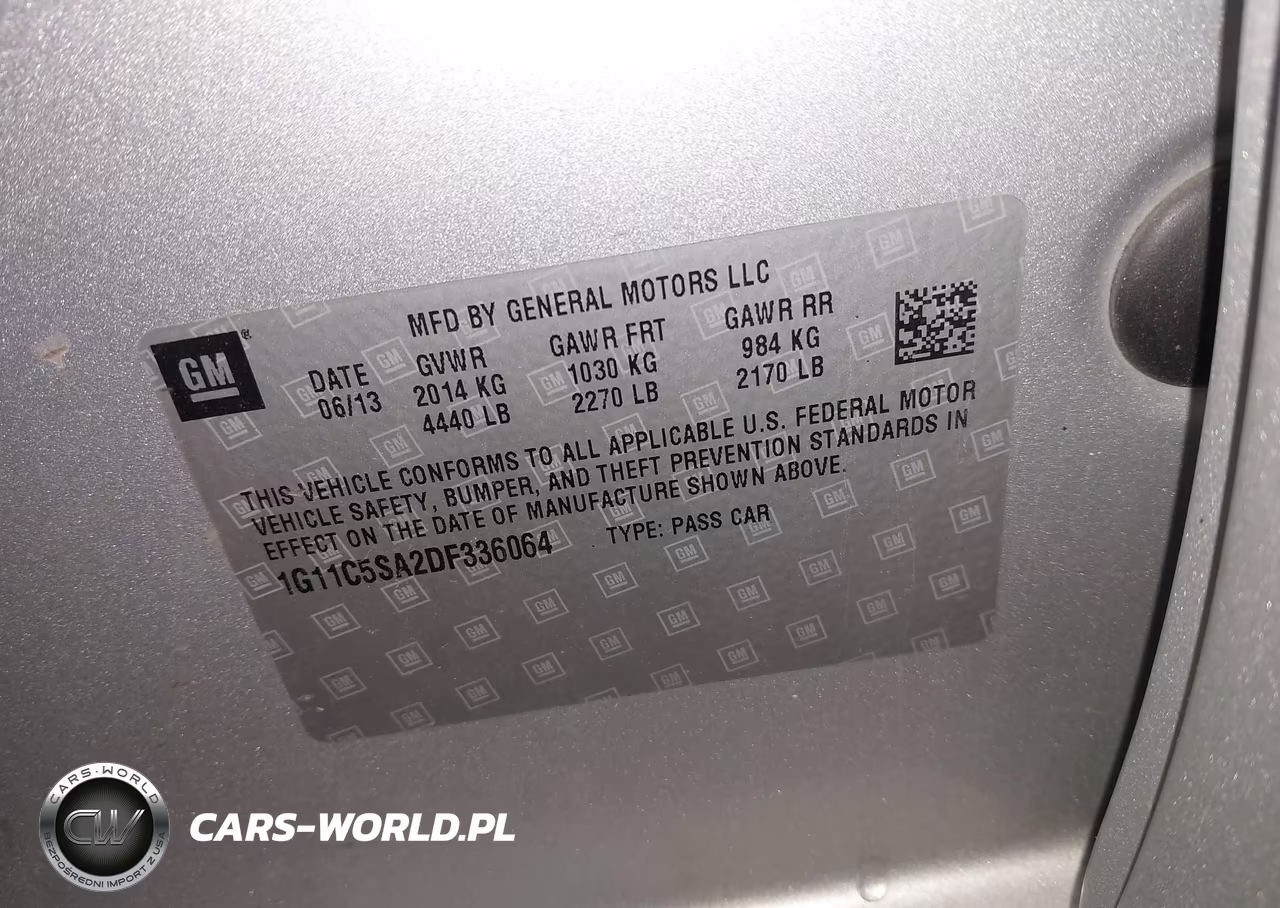 2013 Chevrolet Malibu 1Lt VIN:1G11C5SA2DF336064 - 9