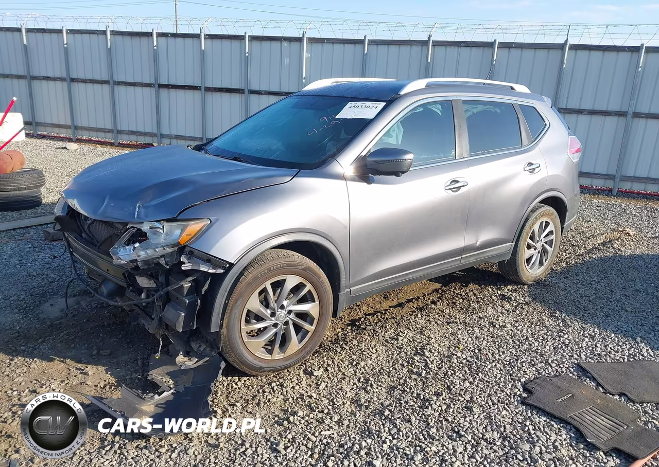 2016 Nissan Rogue Sl VIN:KNMAT2MT7GP715371 - 2