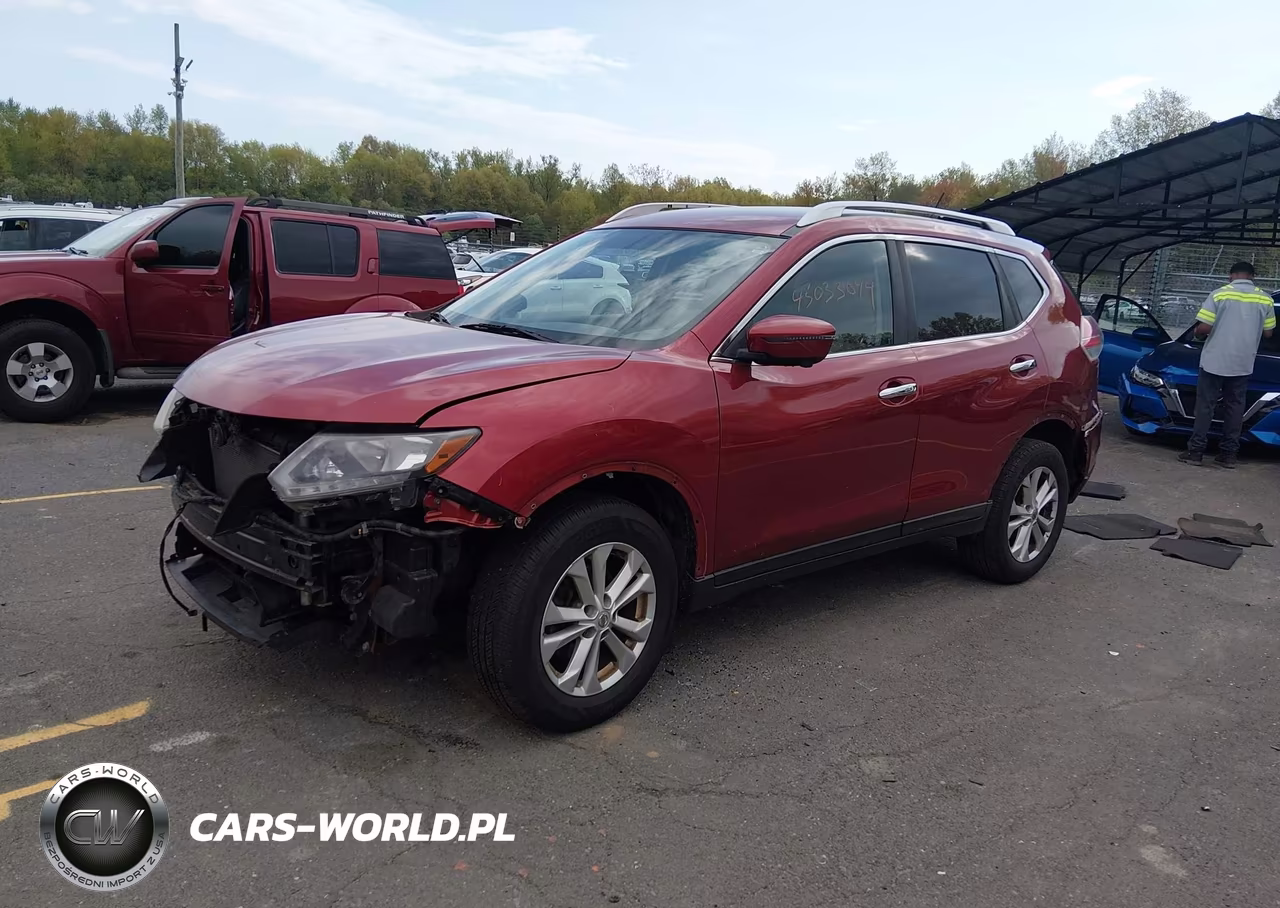 2016 Nissan Rogue Sv VIN:KNMAT2MV6GP672997 - 2