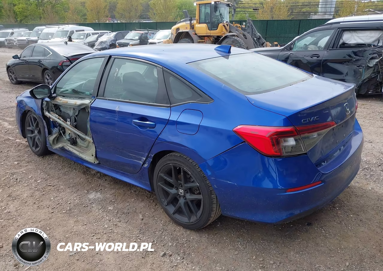 2022 Honda Civic Sport VIN:2HGFE2F59NH543118 - 3