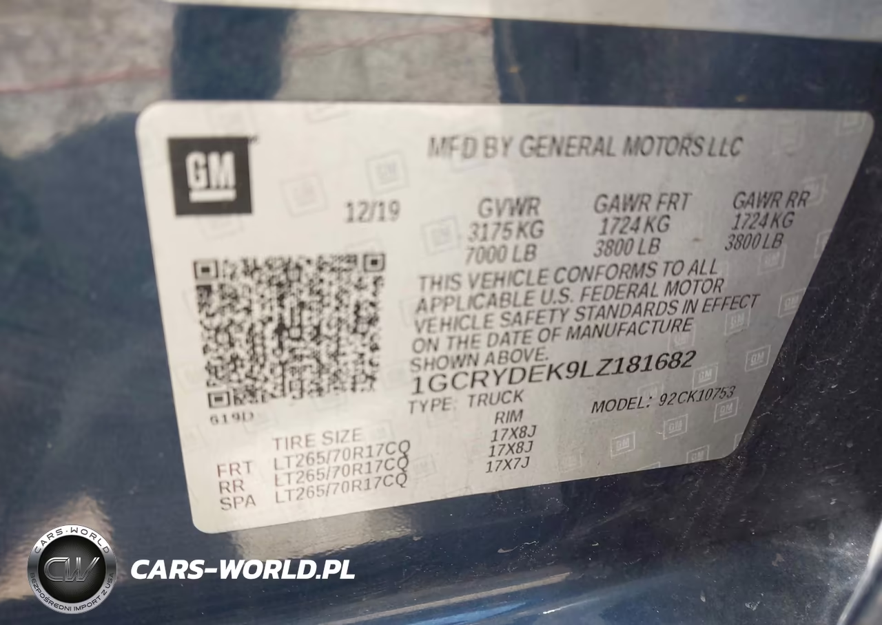 2020 Chevrolet Silverado 1500 4Wd Standard Bed Lt VIN:1GCRYDEK9LZ181682 - 9