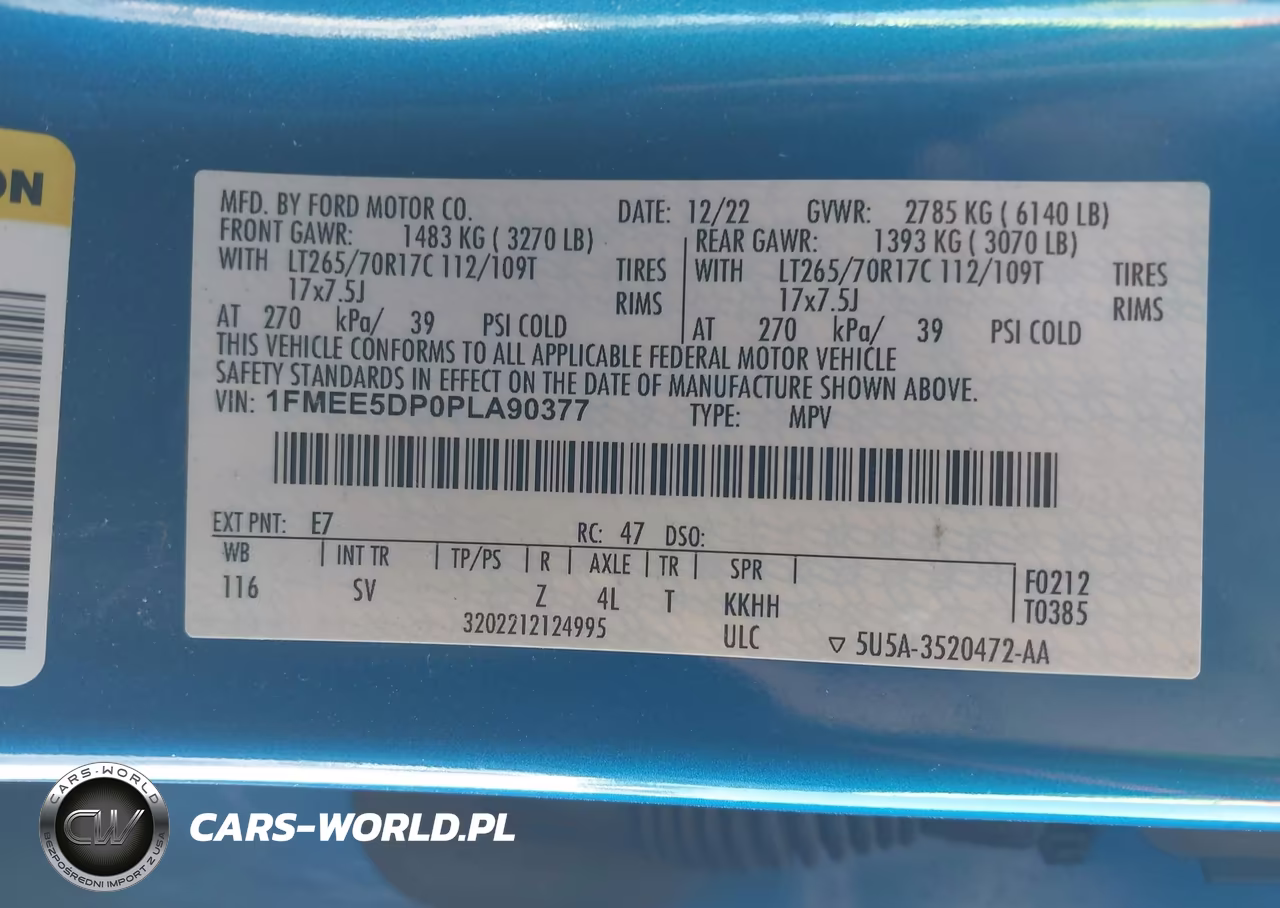 2023 Ford Bronco Black Diamond VIN:1FMEE5DP0PLA90377 - 9