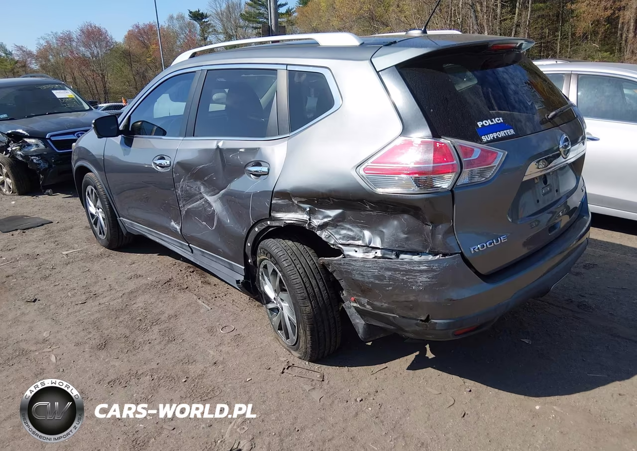 2014 Nissan Rogue Sl VIN:5N1AT2MV7EC848665 - 3