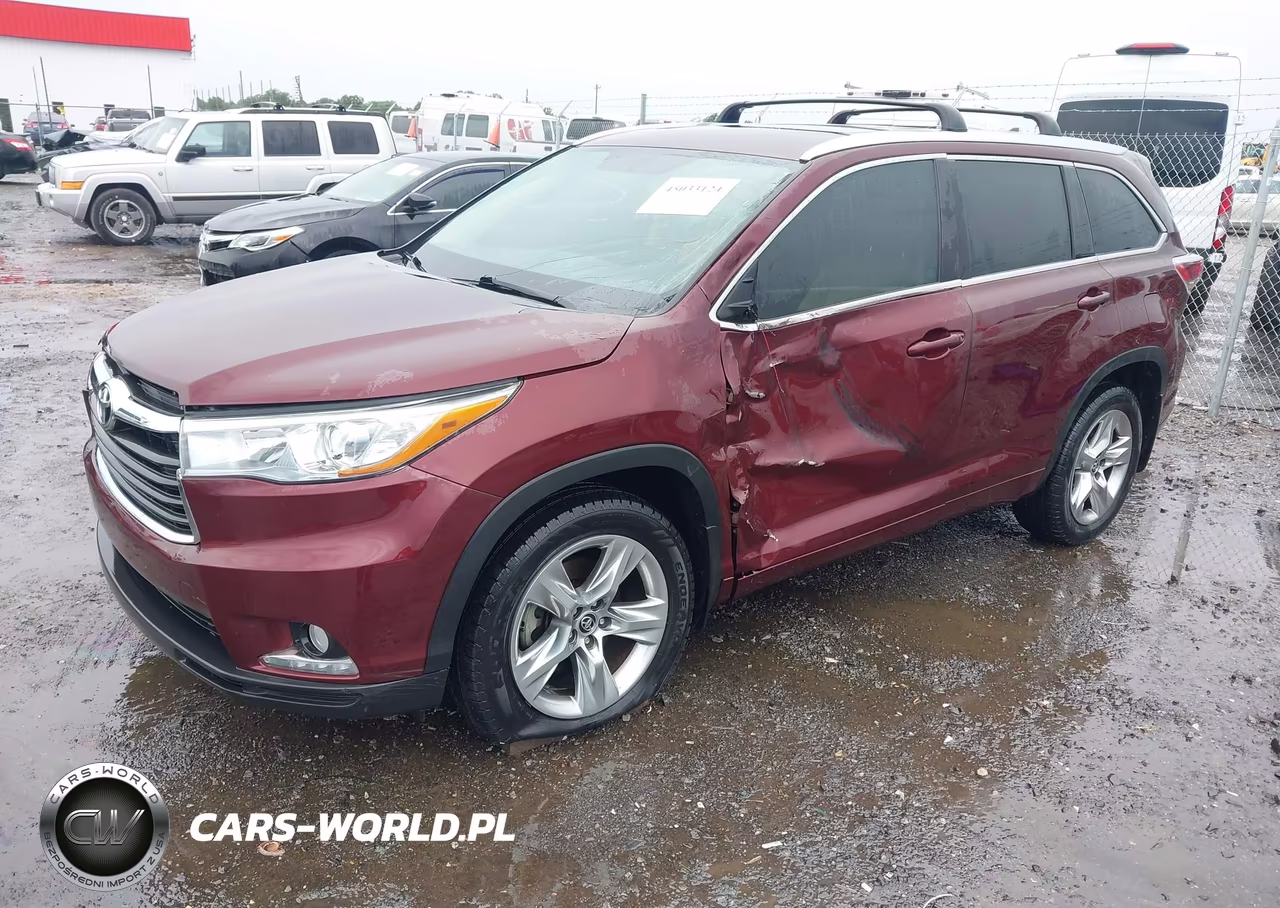 2016 Toyota Highlander Limited V6 VIN:5TDYKRFH2GS134238 - 2