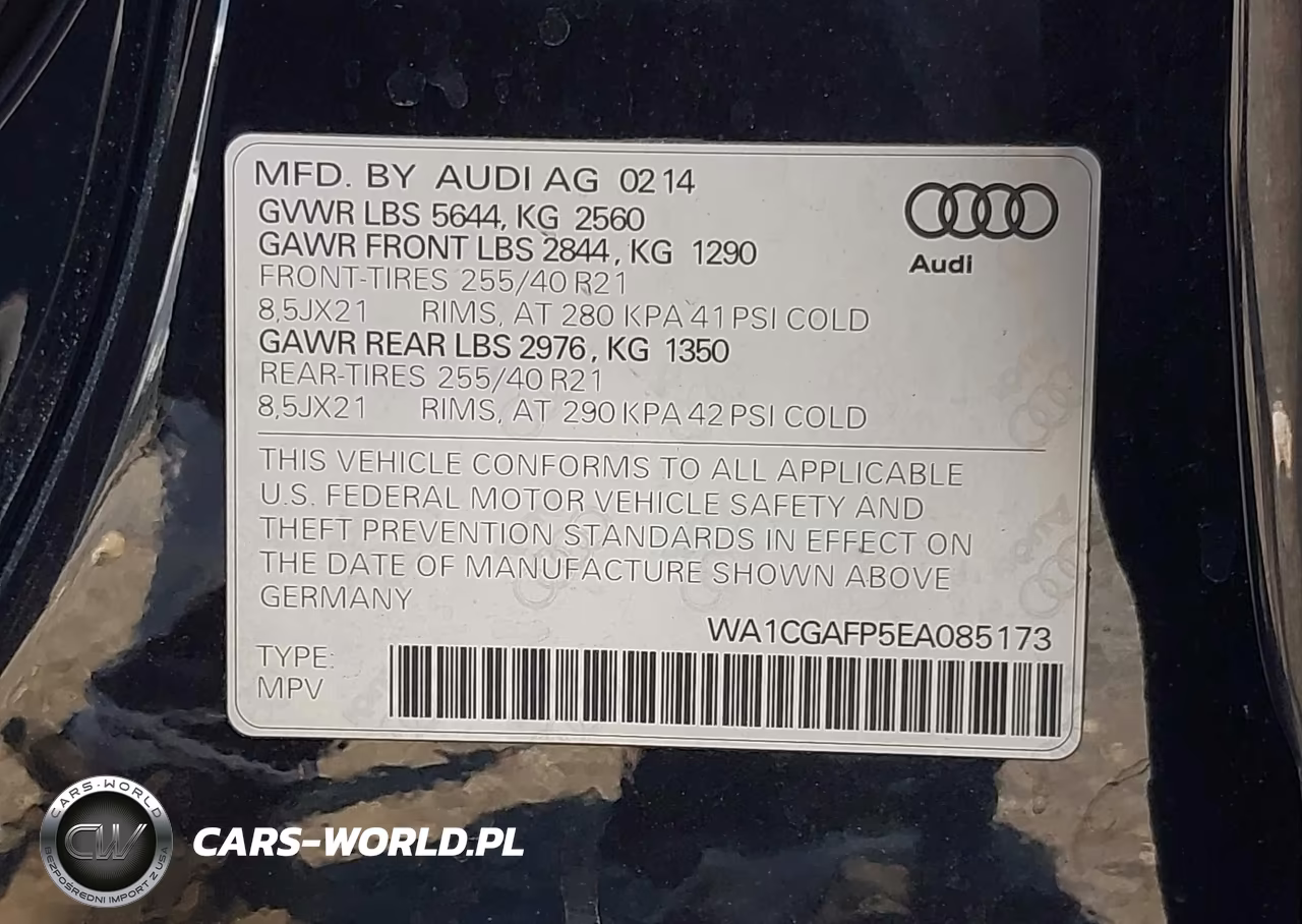 2014 Audi Sq5 3.0T Premium Plus VIN:WA1CGAFP5EA085173 - 9